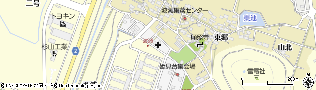 愛知県田原市姫見台36周辺の地図