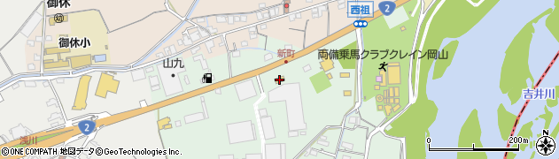 セブンイレブン岡山寺山店周辺の地図