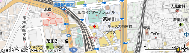 ＣＡＲＥ梅田店周辺の地図