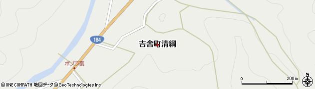 広島県三次市吉舎町清綱周辺の地図