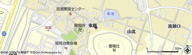 愛知県田原市波瀬町東郷23周辺の地図