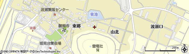 愛知県田原市波瀬町東郷30周辺の地図