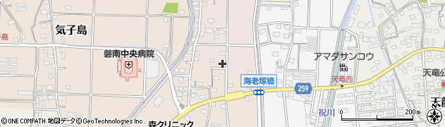 静岡県磐田市笹原島204周辺の地図