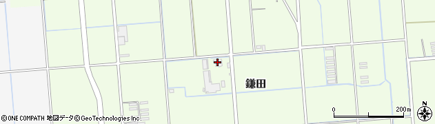 遠州中央農協　東部店周辺の地図