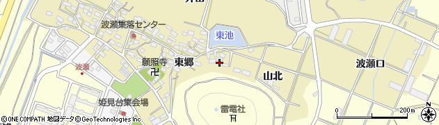 愛知県田原市波瀬町東郷33周辺の地図