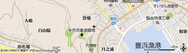 愛知県知多郡南知多町豊浜半月25周辺の地図