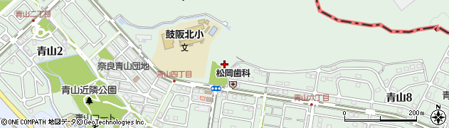 奈良県奈良市青山周辺の地図