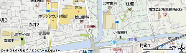 武田塾住道校周辺の地図