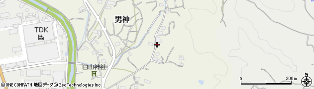 静岡県牧之原市男神403周辺の地図