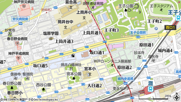 〒651-0062 兵庫県神戸市中央区坂口通の地図