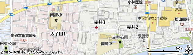 赤井設備工業株式会社周辺の地図