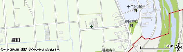 静岡県磐田市新出75周辺の地図