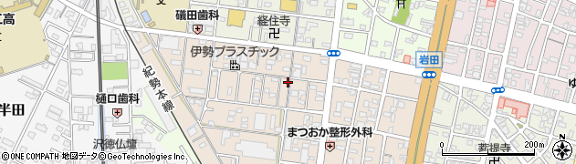 三重県津市幸町周辺の地図