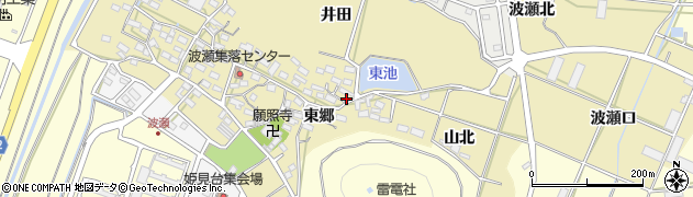 愛知県田原市波瀬町東郷39周辺の地図