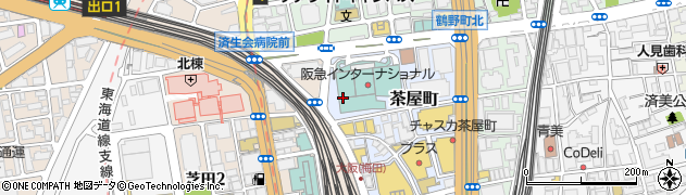 梅田芸術劇場　シアター・ドラマシティ周辺の地図