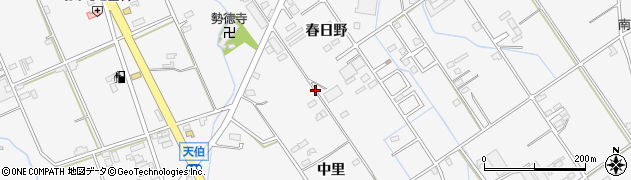 愛知県豊橋市天伯町周辺の地図