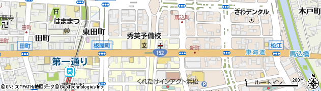 中部ガス不動産株式会社　浜松中央店周辺の地図