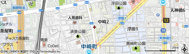 中崎第２ビル周辺の地図