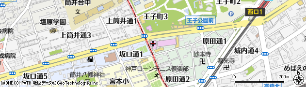 横尾忠則現代美術館周辺の地図