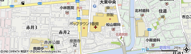 スガキヤ住道オペラパーク店周辺の地図