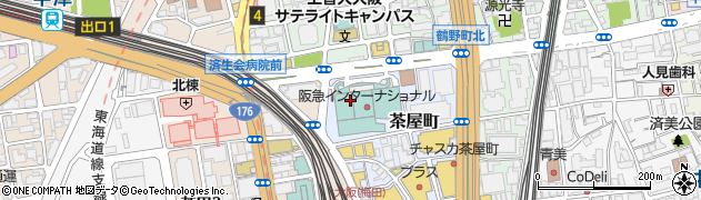 梅田芸術劇場メインホール周辺の地図