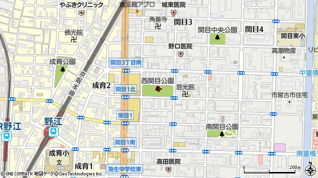 〒536-0008 大阪府大阪市城東区関目の地図