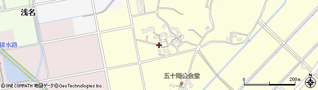 静岡県袋井市岡崎6441周辺の地図