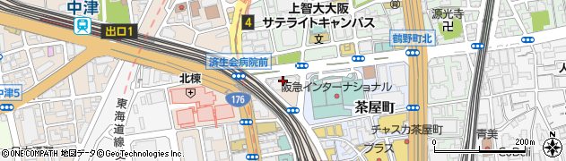 阪急電鉄株式会社　総務部周辺の地図