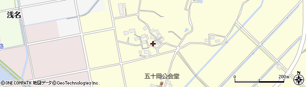 静岡県袋井市岡崎6432周辺の地図