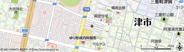 新日本婦人の会　津支部周辺の地図