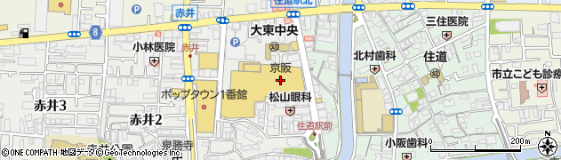 ココカラファイン京阪百貨店すみのどう店周辺の地図
