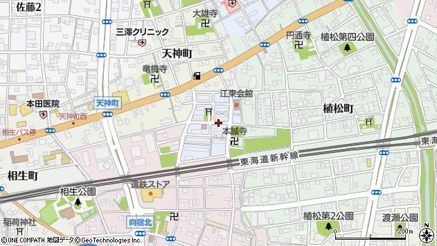 〒430-0804 静岡県浜松市中央区富吉町の地図