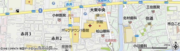 トラジャコーヒー 京阪百貨店すみのどう店周辺の地図