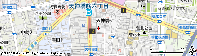 高橋メガネ　天六本店周辺の地図