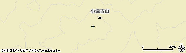小津古山周辺の地図