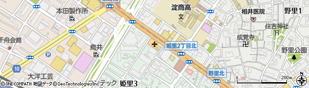 日産大阪歌島橋店周辺の地図