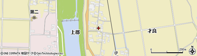 三重県伊賀市才良405周辺の地図