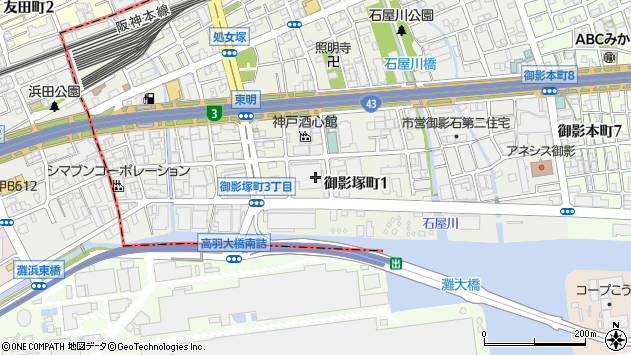 〒658-0044 兵庫県神戸市東灘区御影塚町の地図