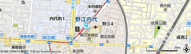 大阪市立榎並小学校周辺の地図