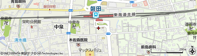 トヨタレンタリース浜松磐田駅前店周辺の地図