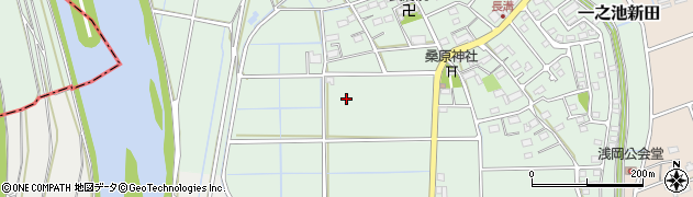 静岡県袋井市長溝周辺の地図