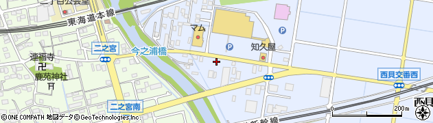 静岡県磐田市西貝塚566周辺の地図