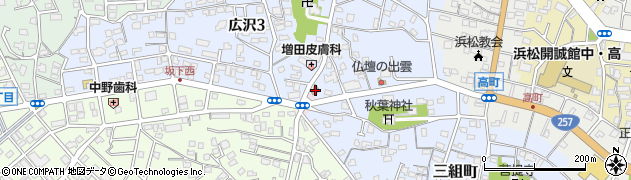 浜松秋葉坂下郵便局 ＡＴＭ周辺の地図