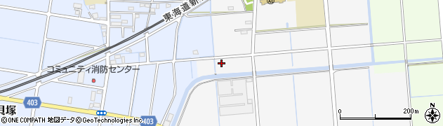 倉西川周辺の地図