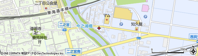 静岡県磐田市西貝塚613周辺の地図