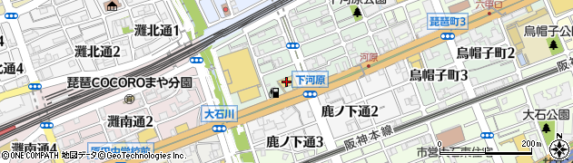 兵庫トヨタ自動車株式会社　灘店周辺の地図