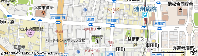 愛知銀行浜松支店 ＡＴＭ周辺の地図
