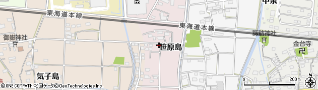 静岡県磐田市笹原島149周辺の地図