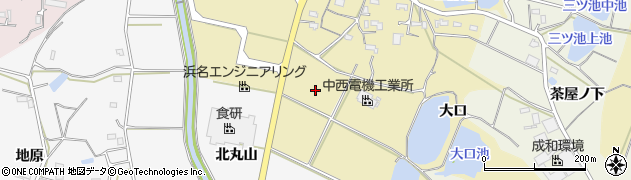 愛知県豊橋市三弥町（新大口）周辺の地図