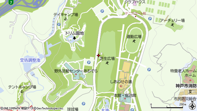 〒651-1106 兵庫県神戸市北区しあわせの村の地図
